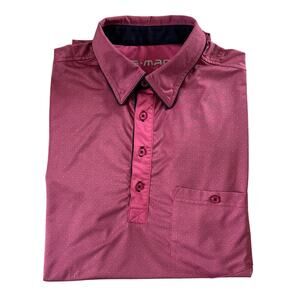 G-MAC by Kartel Pink Polo Performance Golf Casual Shirt Men's SZ S
